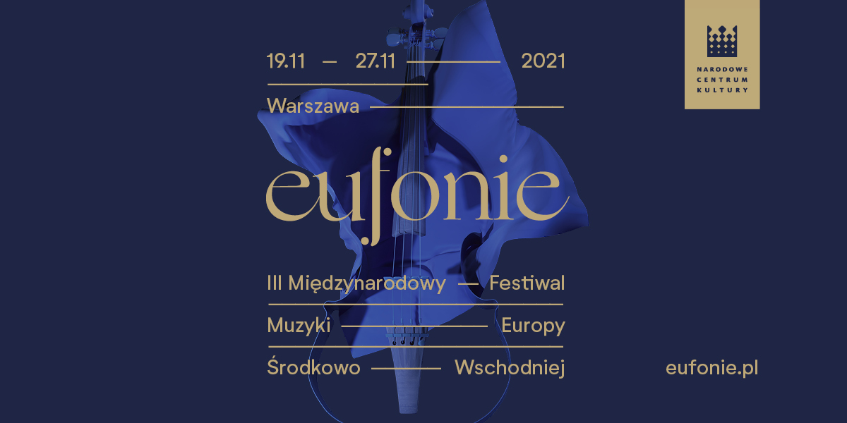 Plakat festiwalu "Eufonie".